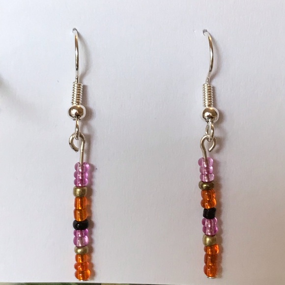 Handmade Summer fun earrings - Picture 1 of 3